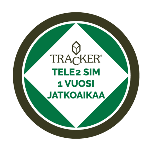Tracker Tele 2 Sim 1 vuoden lisäaika